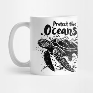 Protect the Oceans - Sea turtle Mug